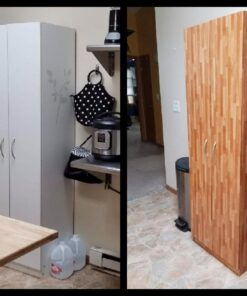 d-c-fix Peel and Stick Contact Paper Butcher Block Wood Grain Self-Adhesive Film Waterproof & Removable Wallpaper Decorative Vinyl for Kitchen, Countertops, Cabinets 17.7" x 78.7" 17.7" x 78.7" 46 71OwKfruq L