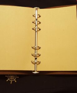 EvZ Leather Writing Journal Notebook, 7 Inches Vintage Nautical Spiral Blank String Diary Notepad Sketchbook Travel to Write in, Unlined Paper, Retro Pendants, Classic Embossed, Coffee 57 71OweEMVX2L