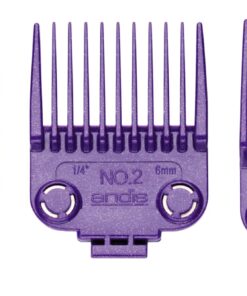 Andis 01410 Professional Master Clipper Guards - Dual Magnet Comb Set – Small, fits for MBA, MC-2, ML, PM- & PM-4, Waterproof – Purple, Set of 5 5-Comb Set 19 71Ox5bHbuFL 1