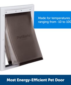 PetSafe Extreme Weather Energy Efficient Pet Door - 3 Flap System - For Large Dogs Up to 100 lb Plastic Frame 23 71OxNiDGxYL