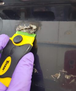 Titan 12031 4-Inch Mini Razor Scraper | Includes 1 Extra Heavy-Duty Razor Blade 37 71OxghJhreL