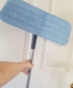 Microfiber Spray Mop Replacement Heads for Wet/Dry Mops Compatible with Bona Floor Care System 3 Pack (Blue) Blue 14 71OxqT64lzL