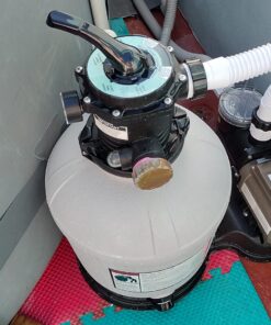 XtremepowerUS 3,100GPH Swimming Pool 16" Sand Filter 3/4 HP Pool Pump w/ Timer 15,000GAL Above Ground Pool Set 16" Sand Filter W/ Pump 51 71OyKukmgJL