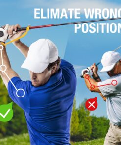 UWANTME Golf Training Aids - Swing Correcting Tool 13 71OycRzW VL