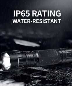 WindFire WF-501B Flashlights High 1200 Lumens Tactical Flashlight 1 Mode 3.7-18v High Powered Handheld Torch Water Resistant Portable with Holster Duty Belt Holder (Battery Not Included) 17 71Oyk84YpxL
