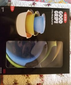OXO Plastic Good Grips 3-Piece Mixing Bowl Set - Assorted Colors, Blue/Green/Yellow 31 71OzbnvUFgL