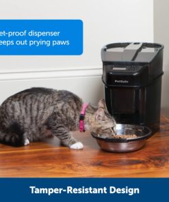 PetSafe Healthy Pet Simply Feed - Automatic - Headquartered in Knoxville, TN - Automatic Dog Feeder from the Engineers of the Smart Feed & Dancing Dot - 1-Year Comprehensive Protection Plan,Black 38 71P YDvJ12L 2