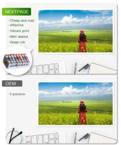 NEXTPAGE Compatible Ink Cartridges Replacement for Canon CLI42 8 Pack for PIXMA PRO-100 Printer, Canon Ink CLI 42 CLI-42 Ink Cartridge Use in Canon pixma pro 100 Printer 12 71P jp MysL