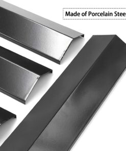 VICOOL 15 3/8'' Porcelain Steel Heat Plate Shield, Burner Cover Replacement for Brinkmann 810-3660-S, 810-2511-S, 810-2512-S, Aussie, Uniflame, Backyard Grill, hyJ231A 4-Pack 10 71P xsEaOpL