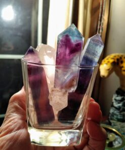 CrystalTears Fluorite Healing Crystal Wands Set Faceted Prism Gemstone Point Wand Carved Reiki Healing Stone with Box Gift for Christmas Fluorite-3pcs 24 71P0AfDH1VL