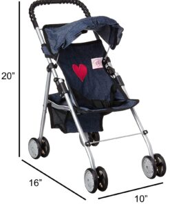 My First Doll Stroller Denim for Baby Doll 32 71P0LDViosL