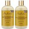 Shea Moisture Raw Shea Butter Shampoo and Conditioner Set, Deep Moisturizing with Sea Kelp & Argan Oil, Sulfate Free & Silicone Free, Curly Hair Products, Family Size, 13 Fl Oz (Pack of 2) 55 71P21SIHS8L