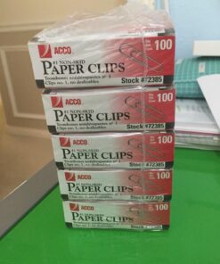Acco Brand Paper Clips, #1 Size, Economy, Non-skid, 10 Boxes, 100/Box (72385) 11 71P3Mo2TYtL