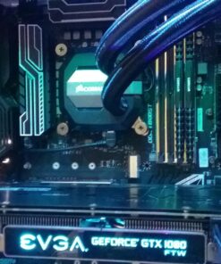 EVGA GeForce GTX 1080 FTW GAMING ACX 3.0, 8GB GDDR5X, RGB LED, 10CM FAN, 10 Power Phases, Double BIOS, DX12 OSD Support (PXOC) Graphics Card 08G-P4-6286-KR Real Boost Clock: 1860 MHz 49 71P3P7VbPUL