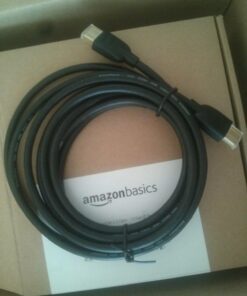 Amazon Basics 2-Pack HDMI Cable, 18Gbps High-Speed, 4K@60Hz, 2160p, Ethernet Ready, 10 Foot, Black 10 Feet 48 71P3o0KS6PL