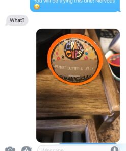 Crazy Cups Flavored Coffee Pods Variety Pack, Fully Compatible With All Keurig Flavored K Cups Brewers, Coffee Sampler, 40 Count 36 71P4FBT3acL