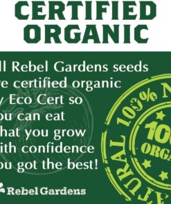 Certified Organic Vegetable Seeds for Planting Outdoors - 13 Seed Variety Pack of Veggie Heirloom Seeds Non GMO Organic Non Hybrid Open Pollinated for Home Garden - Tomato, Broccoli, Carrots, Fruit 29 71P4R zOAbL