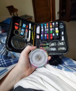 ARTIKA Sewing Kit for Adults and Kids - Small Beginner Set w/Multicolor Thread, Needles, Scissors, Thimble & Clips - Emergency Repair and Travel Kits - Sewing Accessories and Supplies 40 71P4SOPqXL 1