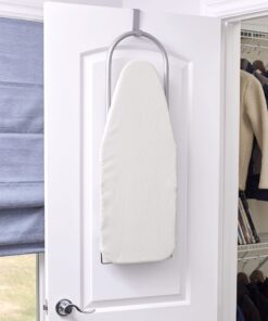 Household Essentials Tabletop Ironing Board, Compact Ironing Board with Iron Rest, Includes Door Hang, Perfect for Dorms and Small Spaces, 12 x 30", Silver 13 71P4s5GNapL