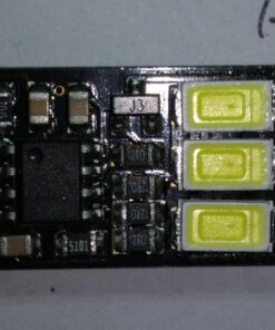 Yitee 5pcs LED Circuit Boards USB Light Keychain Super Bright 6 LEDs Mini USB Light Lamp with Smart Touch Electrodeless Dimming Switch for Laptop Keyboard Light(Pure White), Qty:5 6-LED Touch Dimmer Switch(5pcs) 58 71P56FEiFiL