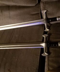 WarFoam Medieval Foam Sword with Metallic Chrome Finish on Blade Cosplay Costume 11 71P5RAdlbtL