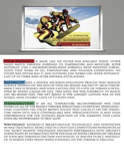 Alternative view of Rub On or Iron On All Temp Ski and Snowboard Wax - Super HotSauce (340g)