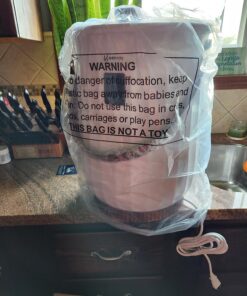 Keenray Towel Warmer Bucket, Luxury Hot Towel Warmer with LED Display, Child Safety Lock, Heat Timer 15/30/45/60 Min Adjustable, for Hot Tub, Bathroom, Spa, Brown, CL27 35 71P5p6991tL