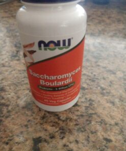 NOW Supplements, Saccharomyces Boulardii, 5 Billion CFU Probiotic, 60 Veg Capsules 60 Count (Pack of 1) 15 71P6AvGZDwL