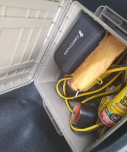 MTM ACR8-72 Ammo Crate Utility Box | Ammo, Survival or Hunting Gear Storage | O-Ring Seal for Water Resistant Dry Storage | Double Padlock tapped for Security | Carries 85lbs of Gear | Dark Earth 38 71P7792yUL