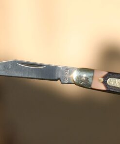 Old Timer 104OT Small Canoe 4.7in Stainless Steel Traditional Folding Pocket Knife with Clip Point and Drop Point Blades, Sawcut Handle, and Convenient Size for EDC, Camping, Hunting, and Outdoors 104OT Small Canoe (Box) 17 71P7i2KlNxL