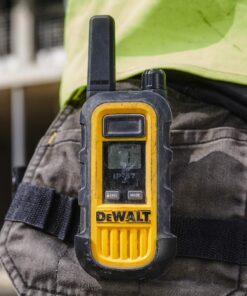 DEWALT DXFRS300 1 Watt Heavy Duty Walkie Talkies - Waterproof, Shock Resistant, Long Range & Rechargeable Two-Way Radio with VOX (2 Pack) 2 Pack 32 71P8zEqRYaL