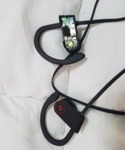 Bluetooth Headphones, Hussar Magicbuds Best Wireless Sports Earphones with Mic, IPX7 Waterproof, HD Sound with Bass, Noise Cancelling, Secure Fit, up to 9 Hours Working time (Upgraded), Black 38 71P9iI0gEgL