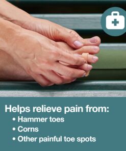 ZenToes Hammer Toe Straightener and Corrector 4 Pack Crests Relieve Foot Pain, Pressure, Discomfort | Flexible Silicone Comfort | Align, Improve Stability | Stain, Odor Resistant 10 71P9irR3QeL