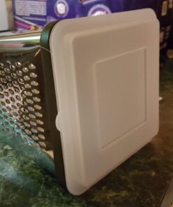 Oliver & Kline Boxed Grater, Stainless Steel Box Surface Glide Technology & Vegetable Slicer Grater with Container for Storage Space A+ Kitchen Gift-4 Sided for Vegetables, Fruit 48 71P9zJ6BTVL