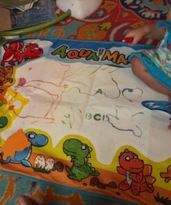 Kids Toys Water Doodle Mat: Dinosaur Painting Coloring Pad for Toddlers 1-3 - Aqua Magic Drawing Board for 2 3 4 Year Old Toddler Arts and Crafts Christmas Birthday Gifts for Girls Boys Age 2-4 3-5 43 71PA5ck0rrL