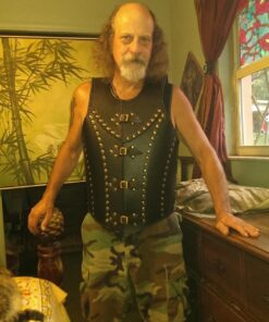 NauticalMart Armor Soldiers Leather Body Armour Black One Size 5 71PArdivTXL