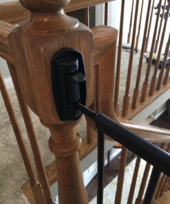 Toddleroo by North States 47.85" Wide Easy Swing & Lock Baby Gate - Series 1: Ideal for Wider Areas and stairways. Hardware Mount. Fits Openings 28.68" - 47.85" Wide (31" Tall, Matte Bronze) 42 71PArtULNZL