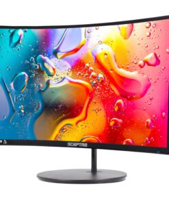 Sceptre Curved 24-inch Gaming Monitor 1080p R1500 98% sRGB HDMI x2 VGA Build-in Speakers, VESA Wall Mount Machine Black (C248W-1920RN Series) 25 71PB0Cg1y3L