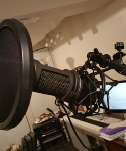 Audio-Technica AT2020USB+ Cardioid Condenser USB Microphone, With Built-In Headphone Jack & Volume Control, Perfect for Content Creators (Black) AT2020USB+ Black 34 71PBLiwILL