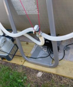 Intex 18ft X 9ft X 52in Ultra Frame Rectangular Pool Set with Sand Filter Pump, Ladder, Ground Cloth & Pool Cover 30 71PC IHX kL