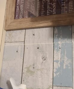 NuWallpaper NU3126 Beachwood Peel & Stick Wallpaper, Multicolor , Blue 43 71PDFV5JMVL