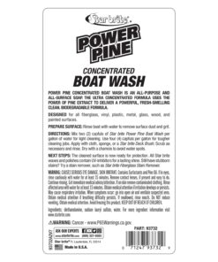 Alternative view of STAR BRITE Power Pine - Premium Boat Wash Super Concentrate - Makes 96 Gallons - All-Purpose, All-Surface Ultimate Cleaning Solution - Will Not Remove Wax, Polish or Harm Gel Coat 32 OZ (093732)
