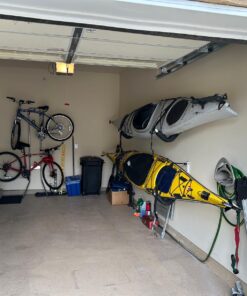 Best Marine and Outdoors Kayak Storage Rack, 2 Premium Wall Mount Racks for Kayaks & SUP Paddle Boards, 125lb Weight Capacity, Indoor Outdoor Paddleboard & Kayaking Accessories 45 71PDemyJL9L 1