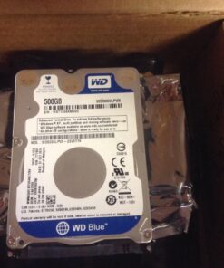 WD Blue 500GB Mobile Hard Disk Drive - 5400 RPM SATA 6 Gb/s 7.0 MM 2.5 Inch - WD5000LPVX 500 GB 17 71PDh W4pHL