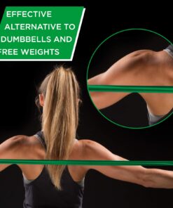 THERABAND Resistance Bands, 6 Yard Roll Professional Latex Elastic Band For Upper & Lower Body, Core Exercise, Physical Therapy, Pilates, Home Workouts, & Rehab, Green, Heavy, Intermediate Level 1 Green - Heavy 21 71PE7Zua3JL