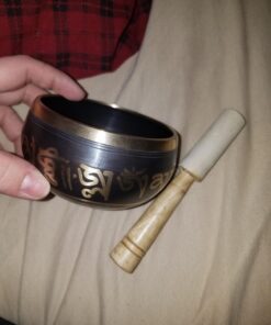 Artncraft Tibetan Singing Bowls High Quality with Striker, 4.5" Wide 39 71PFKmKEjyL