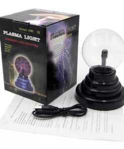 Plasma Ball,Touch Sensitive Plasma Lamp Light with USB OR Battery Powered Plasma Globe for Kids,Parties,Home,Decoration 3-Inches 25 71PG1dmO6SL