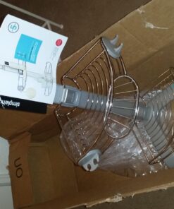 simplehuman Corner Shower Caddy, Stainless Steel and Anodized Aluminum 50 71PG2JsaPvL