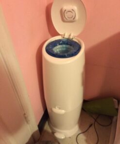 Playtex Diaper Genie Complete Diaper Pail with Odor Lock Technology, White 39 71PGqqUPBZL