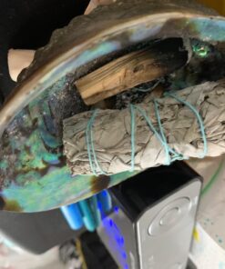 Sage Smudge Kit - White Sage, Palo Santo, Abalone Shell, Smudging Feather | Healing, Purifying, Meditating, Incense, Sage Smudging Kit 28 71PGwRfjgsL